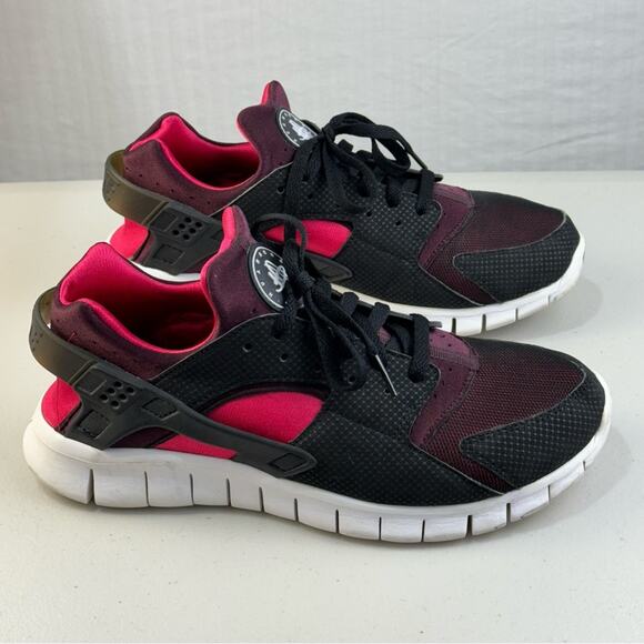 Nike Air Huarache Free Run “Bred” Black Mahogany Sneakers Men’s Size 9 EUR 42.5 main image 4